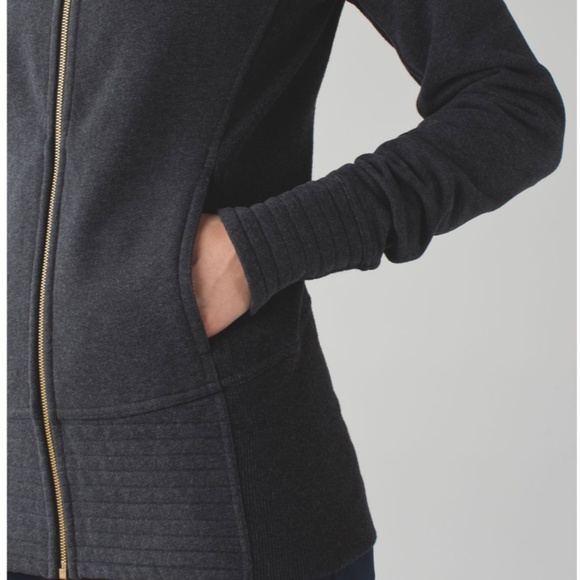 Lululemon Radiant Jacket Heathered Black - Picture 6 of 14